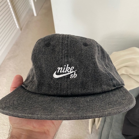 denim nike hat